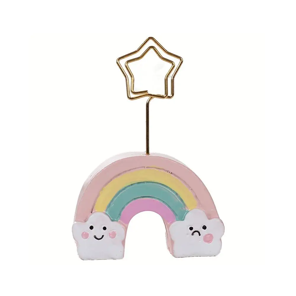 

Girl Heart Cartoon Clouds/Notes Folder/Creative Photo Business Card Cute Decoration Small Ornament/Resin Material/DIY Family