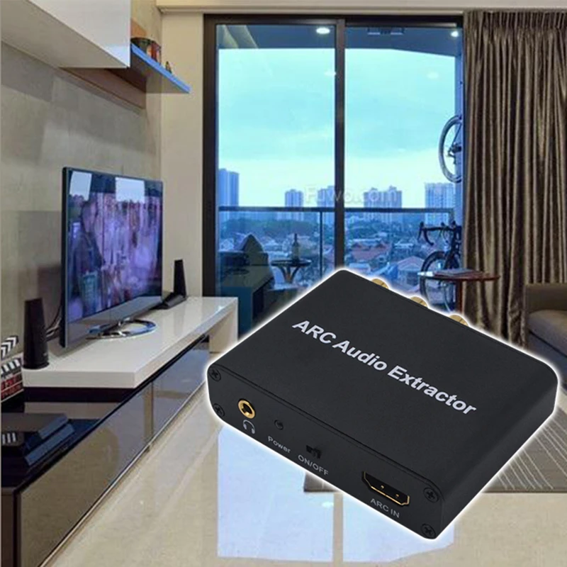 Последние HDMI ARC аудио экстрактор аудио адаптер 3,5 мм стерео волокно коаксиальный конвертер для усилителя Саундбар динамик HDTV