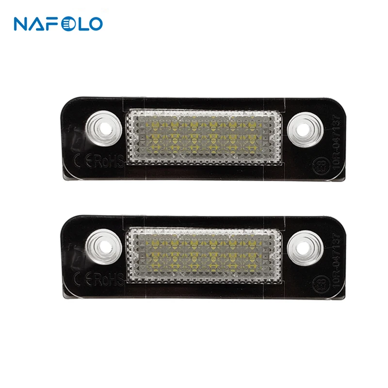 2pcs 24LED License plate lights Truck Trailer Rear Tail Lights For Ford Fusion Modeo MK2 Fiesta | Автомобили и мотоциклы