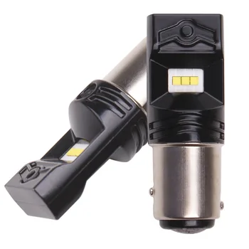 

2pcs CSP chip LED High Power 80w S25 1156 1157 6000k LED Light Tail Brake Fog Turn Signal Bulbs Car Lamp 12-24V Backup Light
