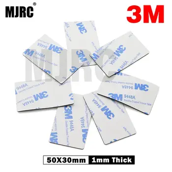 

MJRC 5-50PCS 3M double-sided black foam tape strong pad rectangular sticker Suitable for mounting RC model Receiver Servo LED