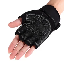 1 пара мужские/женские спортивные перчатки для занятий фитнесом с половинными пальцами, тренировочные перчатки для занятий фитнесом, противоскользящие перчатки для тяжелой атлетики