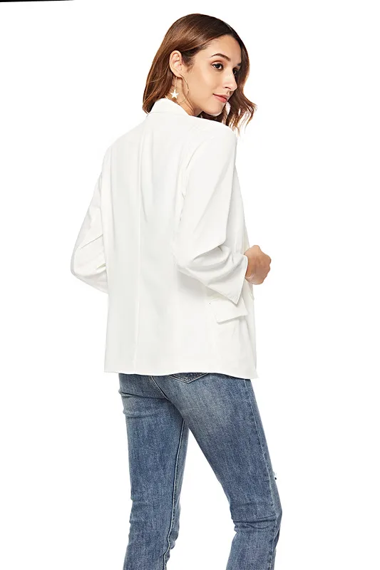 Photo Shoot Ozhouzhan Foreign Trade Cross Border Spring Europe And America AliExpress INS Slim Fit Suit Long Sleeve Fold-do