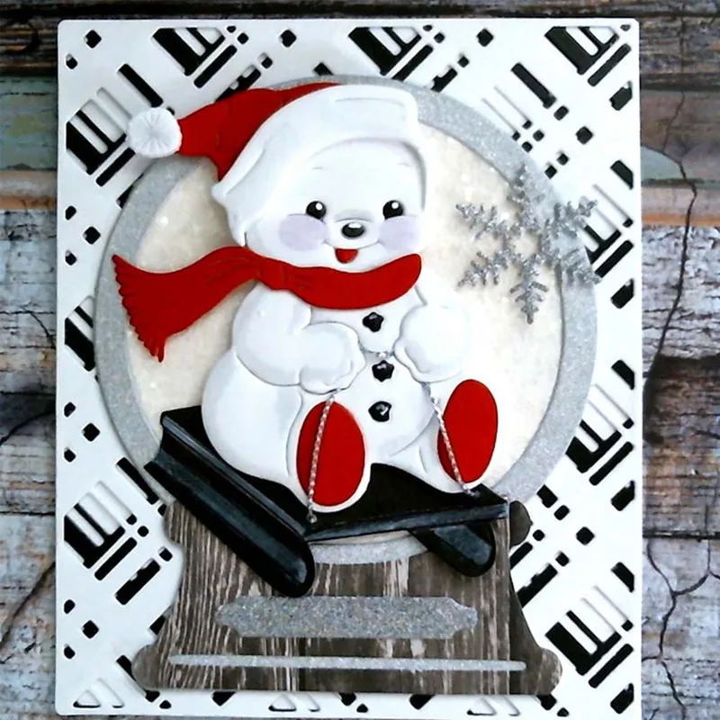 

Christmas Santa Metal Cutting Die Set Paper Album Crafts Cutter Stamp DIY Scrapbooking Card