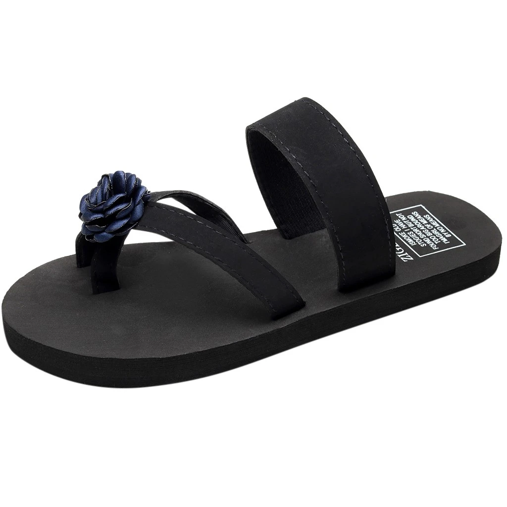 SAGACE 2019 New Women Platform Shoes Flower High Flat Heel Holiday Beach Slippers Sandals Women Slippers Sapato Feminino 1209