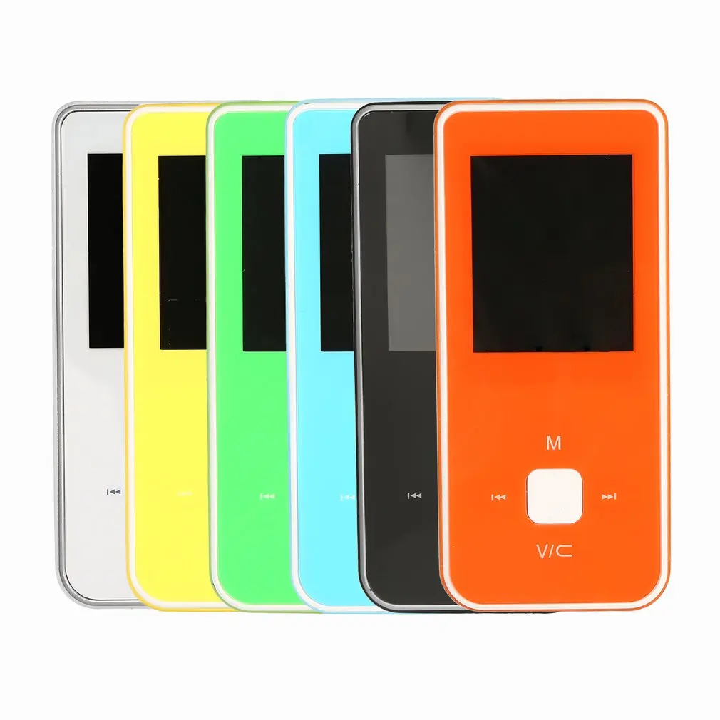 

Mp3 Ultra-thin Lightweight Portable Screen Mp3 Music Player Video Mp4 Round Button Cross Key Crack Style