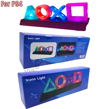 

New Arrival Voice Control Game Icon Light for PS4 for Playstation Player Commercial Colorful Lighting Dropshipping
