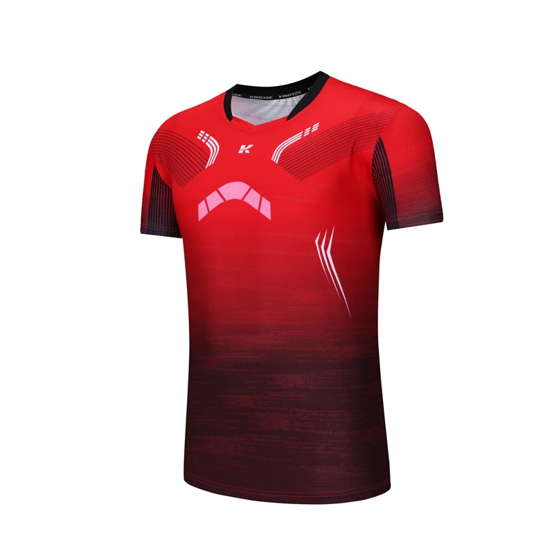 HOWE AO Sport T Shirt Men Tops Tees Quick Dry Shirts Printing Fitness Men's Running Short sleeve Sports Soccer badminton Shirt