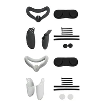 Vr accessorie conjunto capa protetora para oculus quest 2 controlador de toque vr com alça de junta aperto para oculus ques