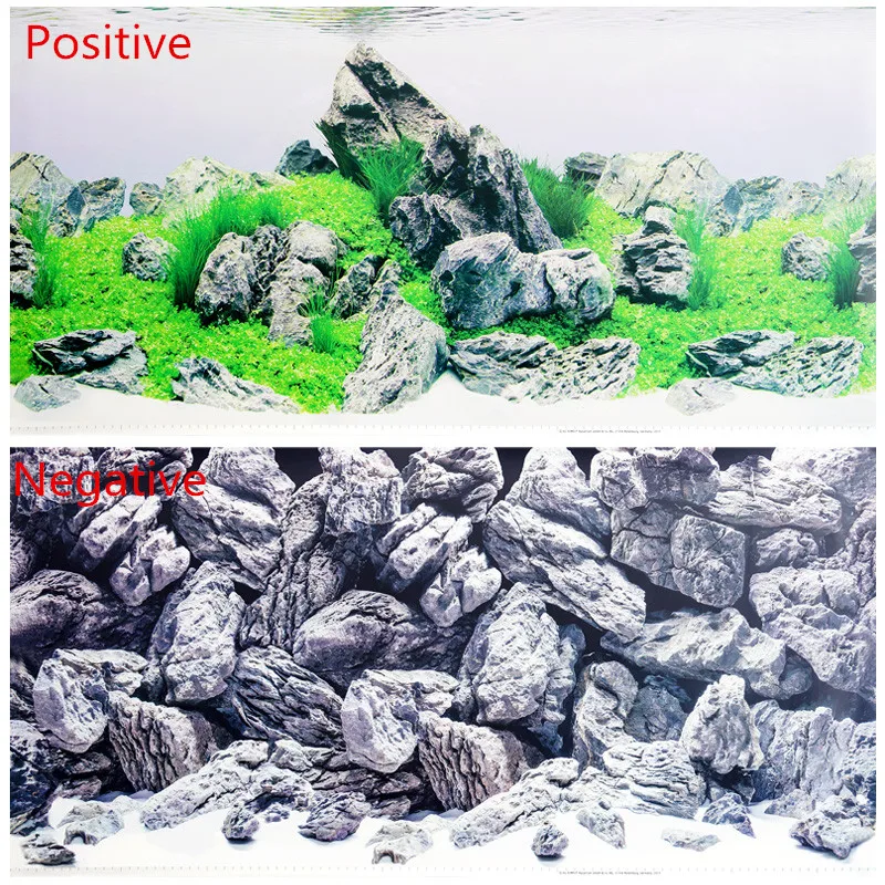 Aquarium Fishbowl Background Paper Painting High Definition Figure 3D Stereo Wallpaper Scenery Aquarium Sticker Simulation