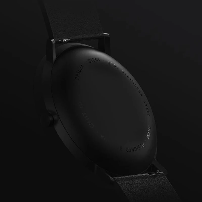 Xiaomi Mijia кварцевые Смарт-часы 3ATM водостойкий шагомер чехол из нержавеющей стали умные вибрационные водонепроницаемые часы подарок 2