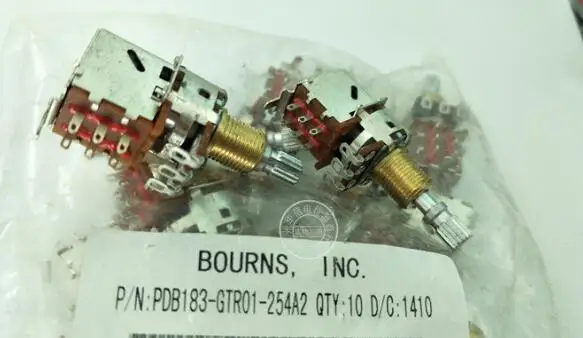 

PDB183-GTR01-254A2 10A250K guitar potentiometer 148 single coupler pull off potentiometer switch shaft 19MM rachis