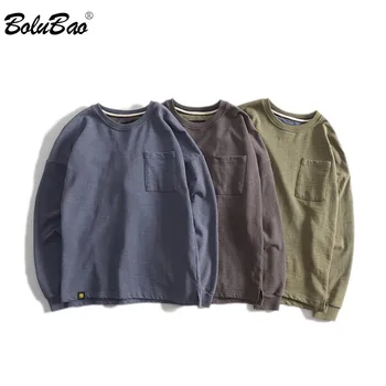 

BOLUBAO Men Solid Sweatshirts New Spring Autumn Men's Fashion Warm Fleece Hoodies Men Brand Hoodies Sweatshirts Tops
