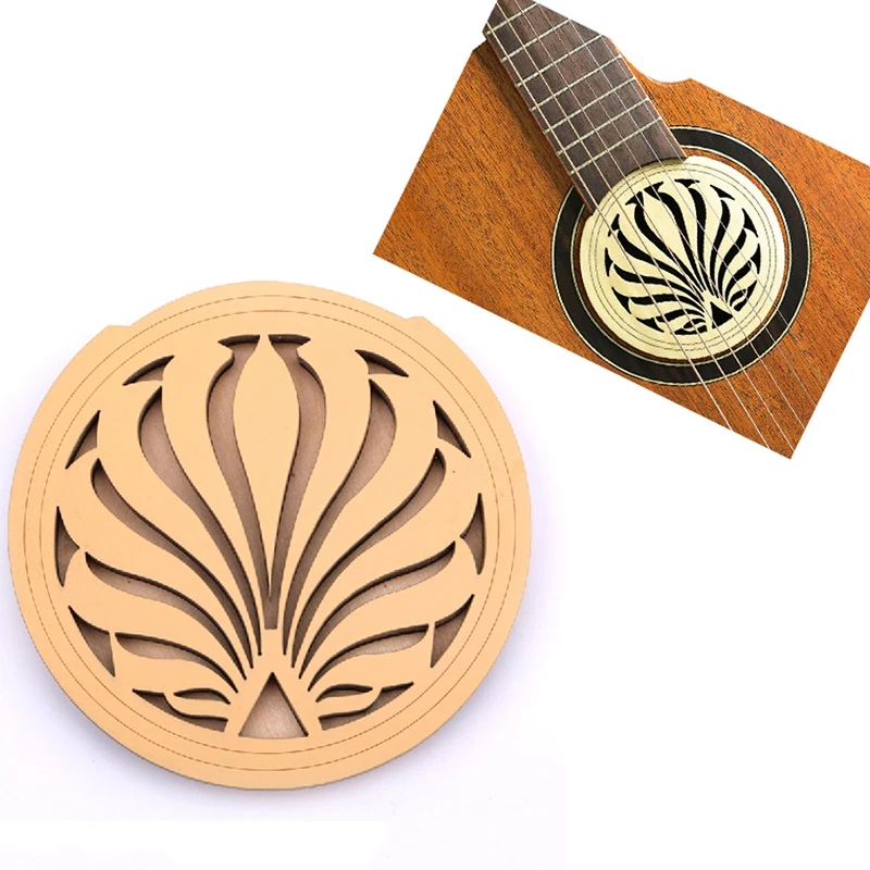 Акустическая деревянная гитара отзывы Buster Sound Hole Cover звуковой буфер протектор с отверстиями Halt Mute Для эквалайзера акустические народные гитары