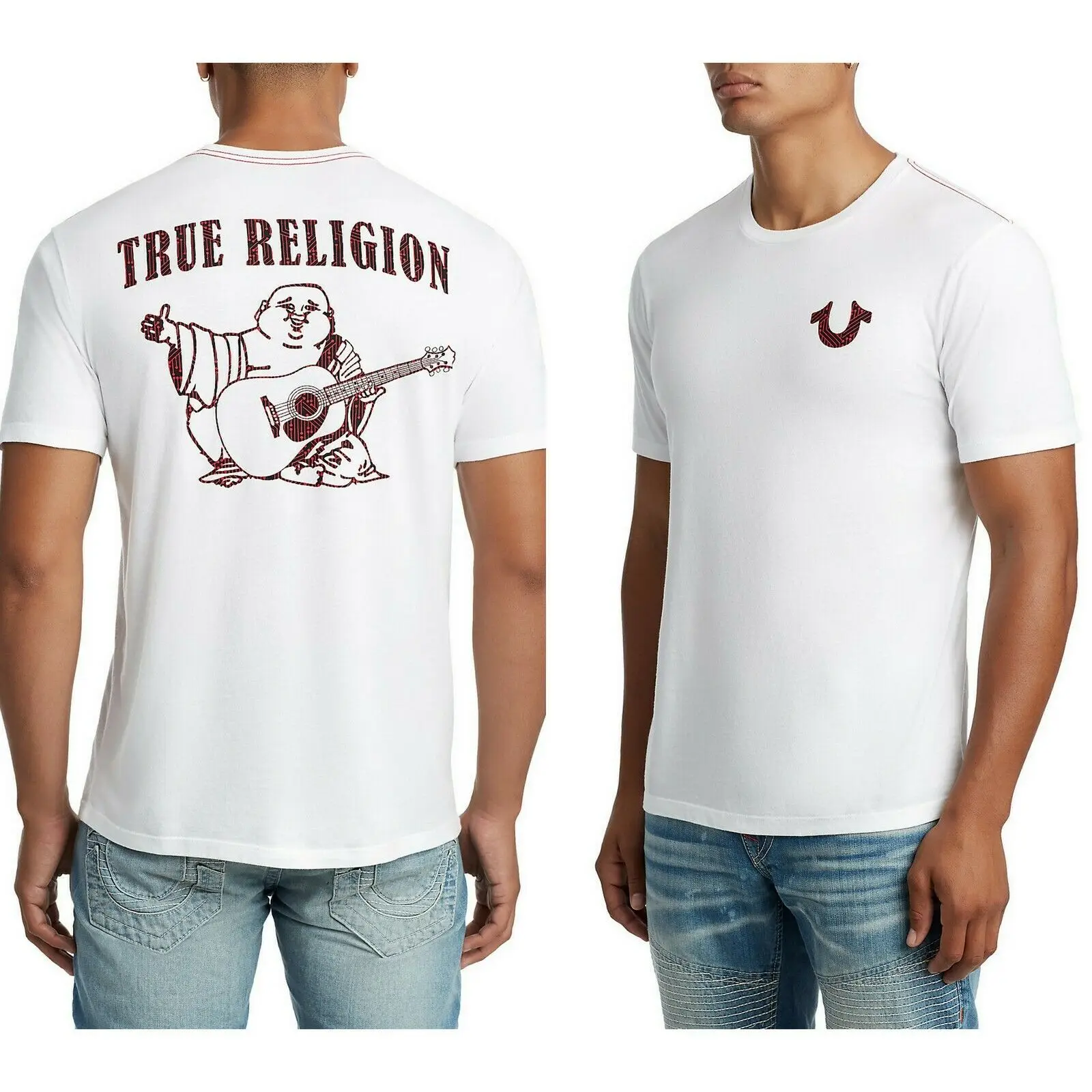 Buddha Logo Crew Tee Shirt Top - 101061 