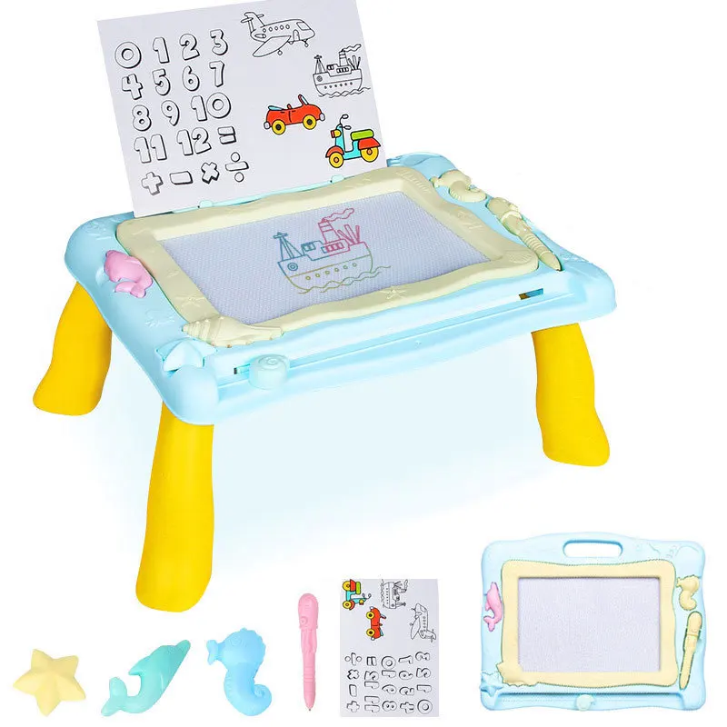 

[Spike] [Gift Stamp/Stick Figure] Triple Use Multi-functional Magnetic Multi-color hua ban zhuo Toy