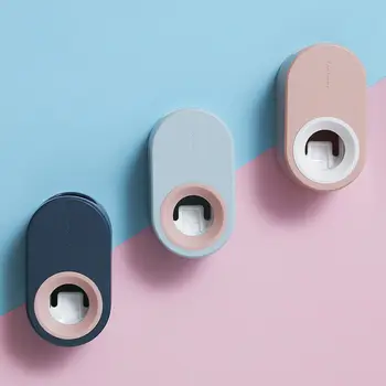 

Automatic Toothpaste Dispenser Squeezer Bathroom Wall Mounted Rack Stand Holder Wond