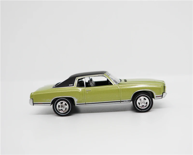 Greenlight 1: 64 Chevrolet Монте Карло СС 454 1971 зеленый литья под давлением модель автомобиля без коробки