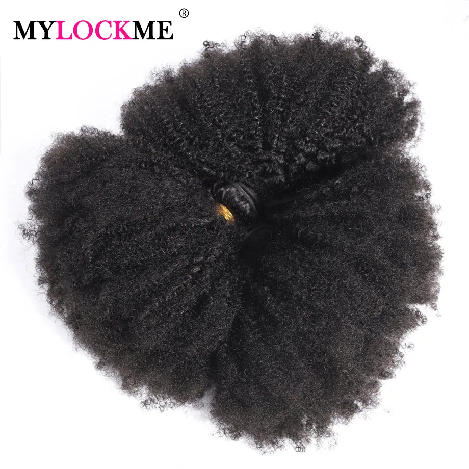 Afro Kinky Curly Bundles Hair Extension Human Hair Mongolian Remy Women's Bundles