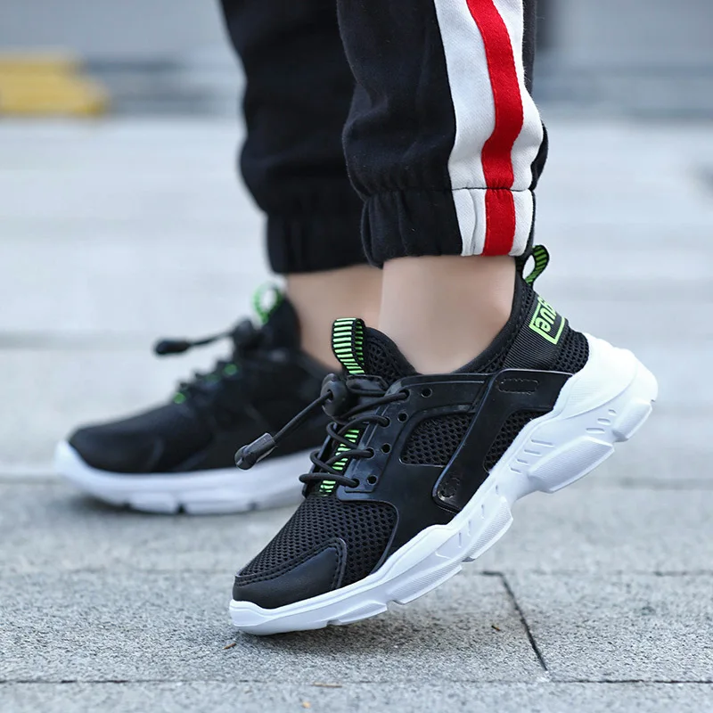 

Primary School STUDENT'S Autumn Men's Athletic Shoes Hip Hop Soft-Sole Comfortable Children Casual Versatile Kids Running White