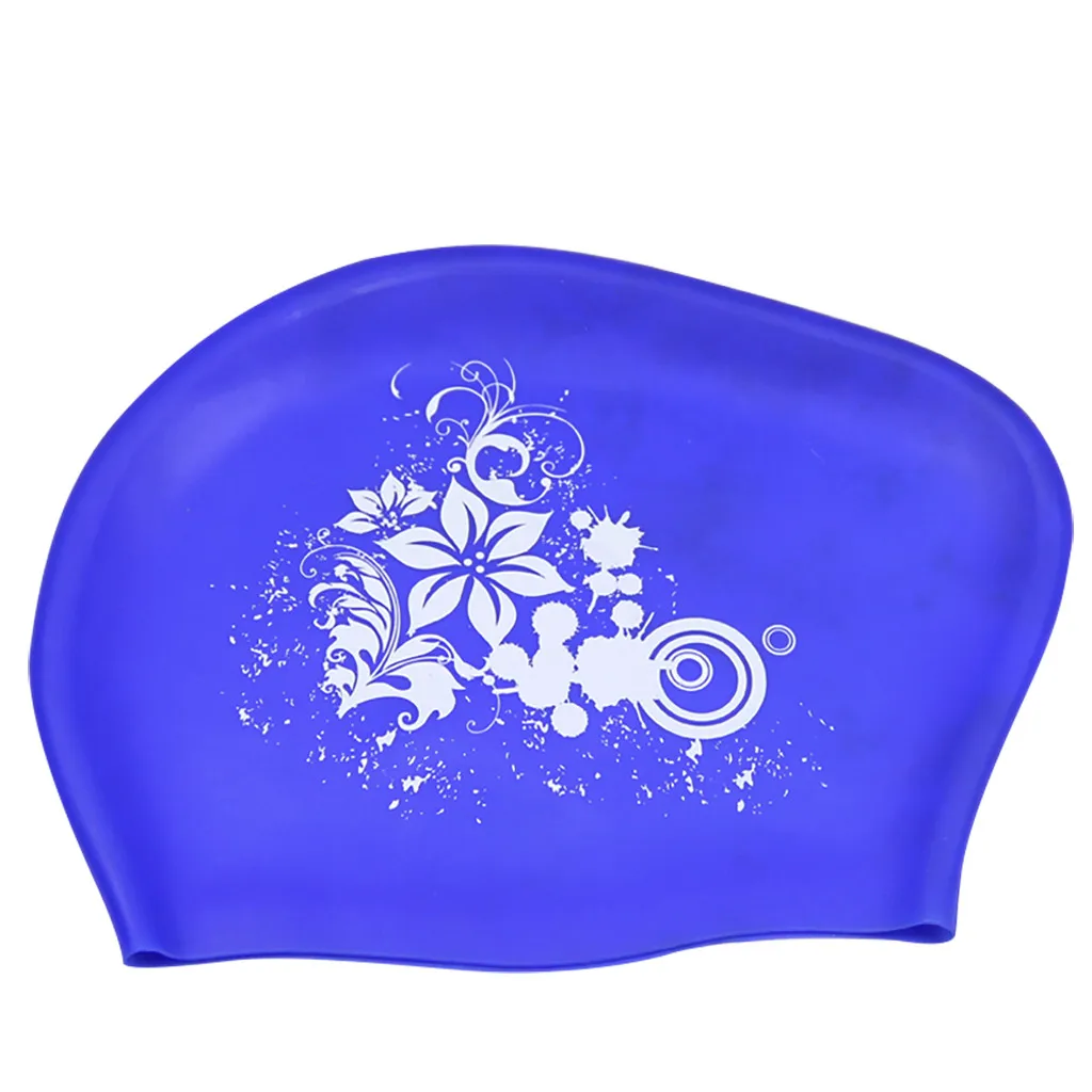 Женские плавающие шапки силиконовые супер большие длинные волосы для девочек водонепроницаемый большой размер шапочка для бассейна для леди снаряжение для дайвинга Ушная чашка защита