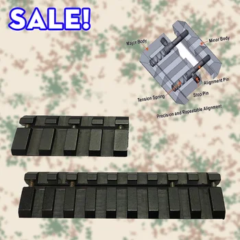 

Magorui Low Pro Snap-in Adapter 11mm to 20mm Picatinny/Weaver Rail Hunting Accessories