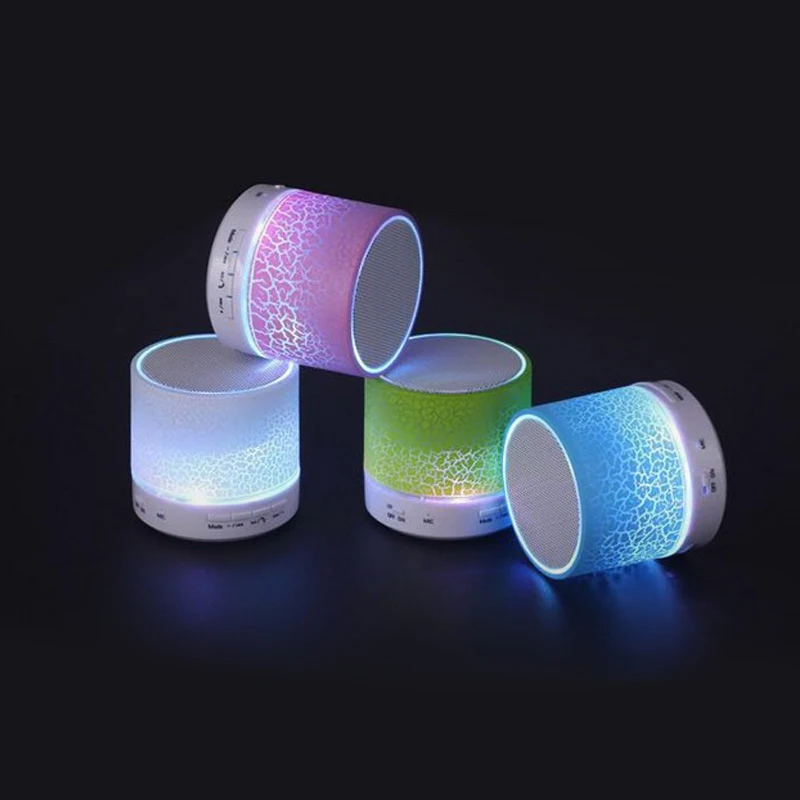 LED Mini Portable Wireless Speakers Bluetooth Speaker With Mic TF FM Portable Speaker USB MP3 Subwoofer For Smartphone LED Mini Portable Wireless Speakers Bluetooth Speaker With Mic TF FM Portable Speaker USB MP3 Subwoofer For Smartphone