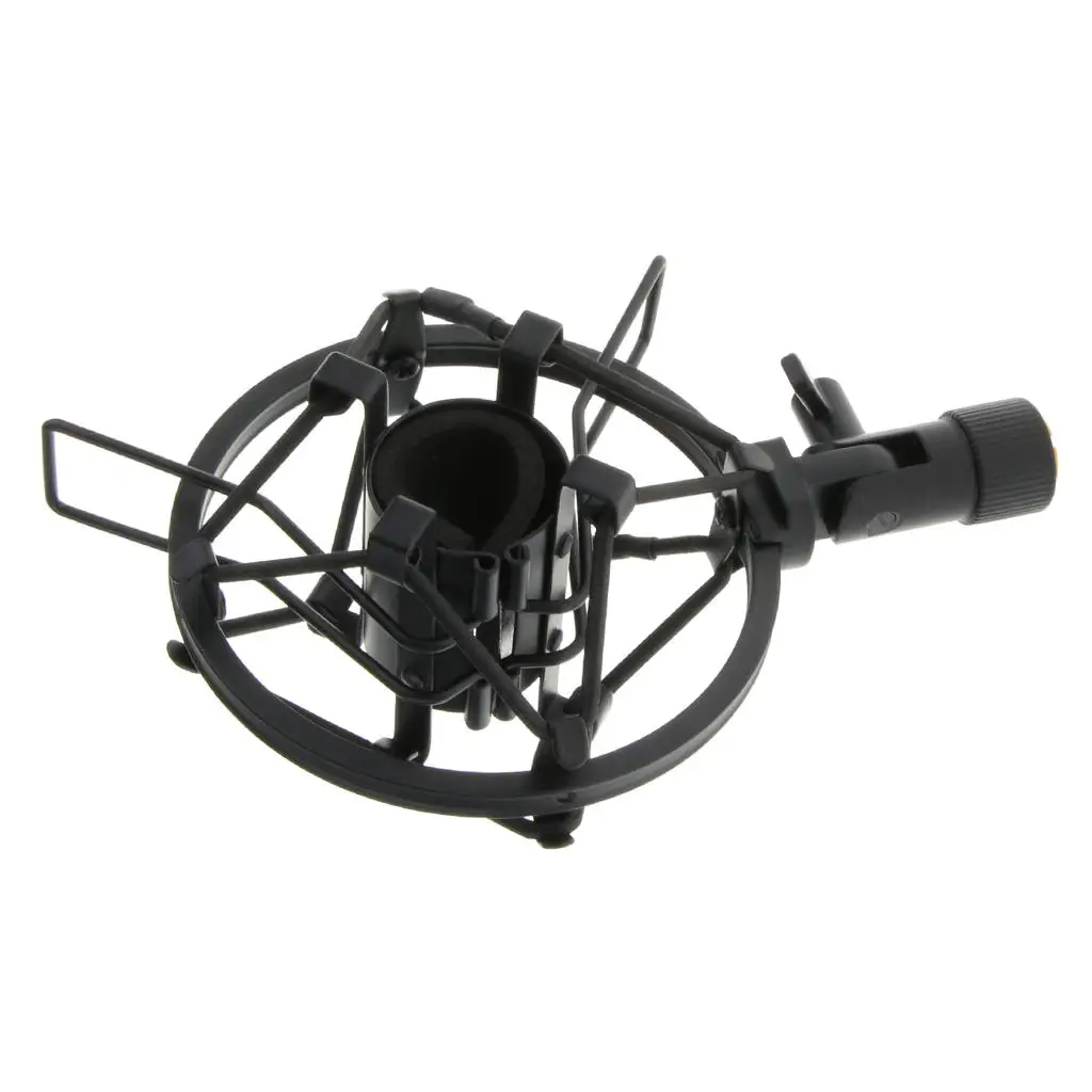 

Mini Condenser Microphone Shock Mount Stand Holder Clip for Handheld Stage Mic