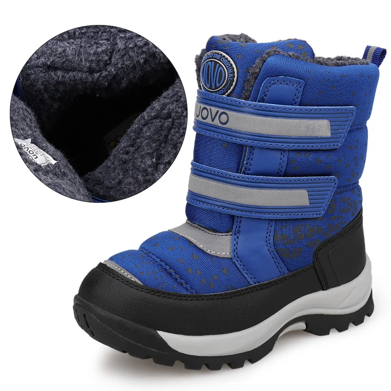 

Kids Boots Uovo Winter Boys Snow Shoes Skiing Woolen Ankle Boots Kids Outdoor Sport Shoes Winter Boots for Boys Snow Boots