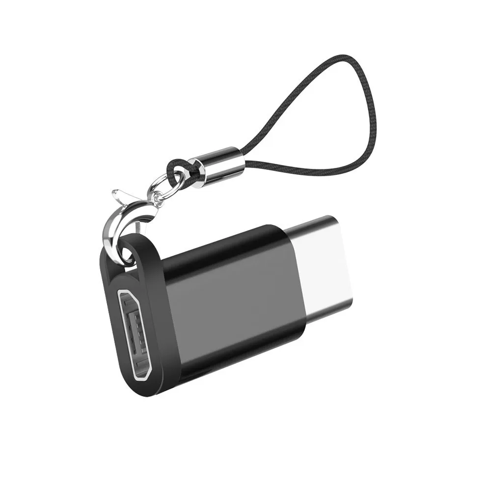 Переходник с Type C на Micro USB для зарядного устройства адаптер OTG Macbook Pro Samsung Xiaomi Huawei