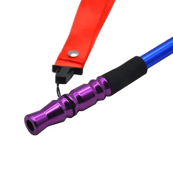 

New metal hookah filter with lanyard silicone mouth bamboo and aluminum water pipe hookah Narguile hookah accessories