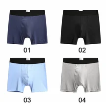 4 шт. мужские спортивные трусы для йоги, дышащие хлопковые боксеры, мужское однотонное нижнее белье