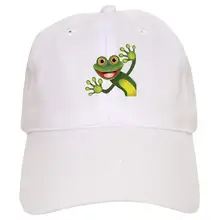 Счастливая зеленая лягушка Бейсбол Кепки