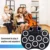 WERSI Silica Gel Electronic Drum Set Roll Up Portable Practice Pad Kit Встроенные 2 педали эффектов Барабанные палочки для детей Начинающих