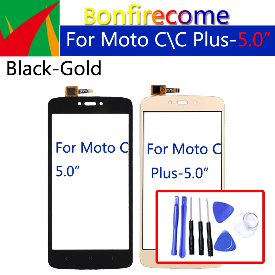Для Motorola Moto C XT1750 XT1754 XT1756 Сенсорная панель датчик для Plus XT1721 XT1723 дигитайзер Стекло