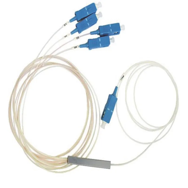 100 шт. мини plc сплиттер 1/8 волоконно-оптический разветвитель plc 0,9 мм sc/upc