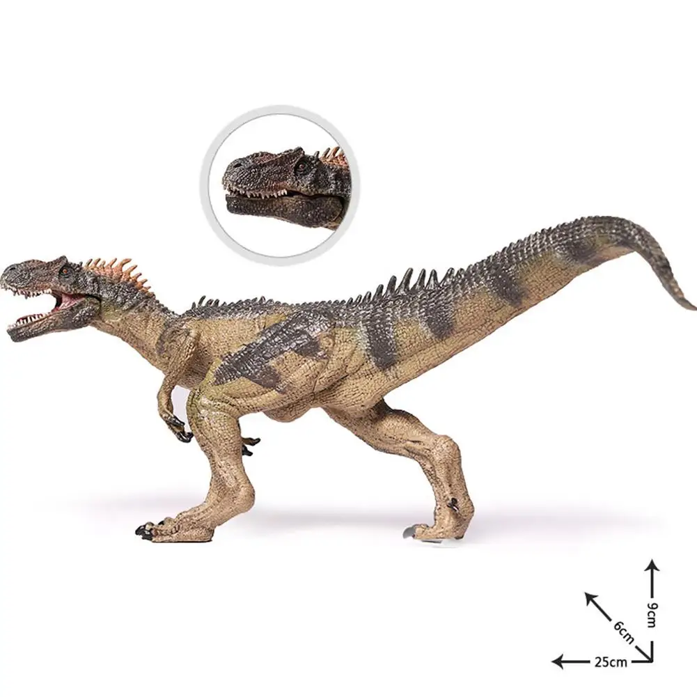 Игрушечная модель динозавра 10 дюймов дети динозавры Allosaurus фигурка Юрского периода достаринная игрушка животных