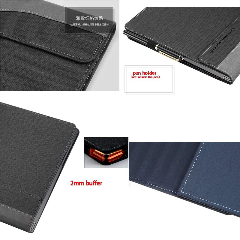  Case For Lenovo Yoga C940 14 Inch Laptop Sleeve Detachable Notebook Cover Bag Protective Skin Stylu