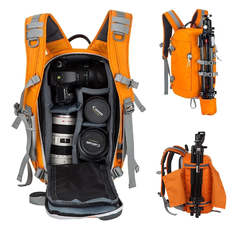 

National Waterproof Anti-theft Camera Backpack Travel Geographic Shoulder Bag for for Canon 5D 7D 200D Nikon D3400 Sony A6000
