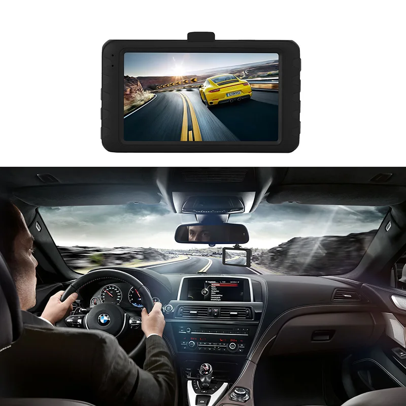 Семейная Автомобильная камера Dashcam, 3 дюйма, HD 1080 P, двойной объектив, Автомобильный видеорегистратор, видеорегистратор, мониторинг парковки, Автомобильный видеорегистратор, g-сенсор