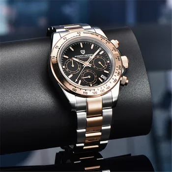 

PAGANI Design Men Watch Top Brand Luxury rose gold Quartz Watches Men Chronograph Sports Watch Male Sapphire Mirror Wristwatches