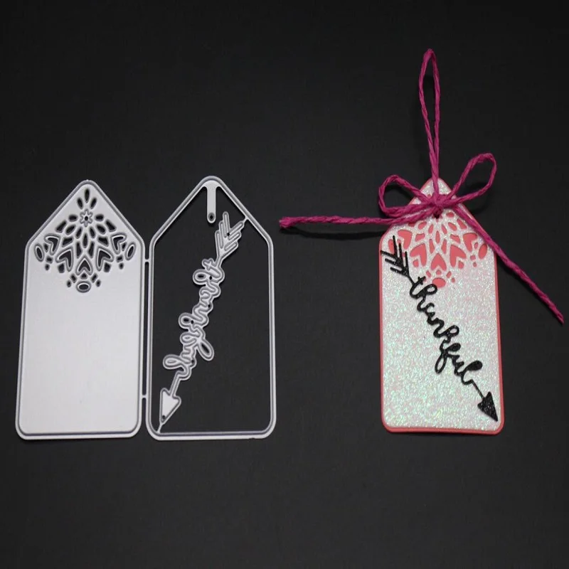 2 design tag dies scrapbooking for metal cutting albulm photo decorative card making stamps and embossing die new arrival | Дом и сад