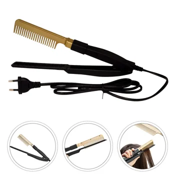 

1 Pc Fashion Mutil-function Convienent Electric Straight Comb Hair Straighter Hair Straightening Brush for Girls Home Women Indo