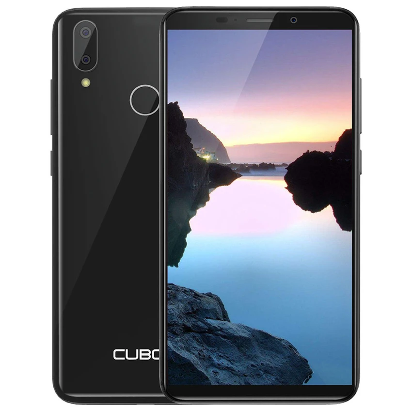 

Cubot J7 5.7 inch android 9.0 Fingerprint Face ID mobile phone 2GB RAM 16GB ROM MT6580 Quad-Core 3G smartphone Dual Camera