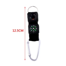 Брелок для кемпинга Компас для выживания термометр для альпинизма Температурное устройство