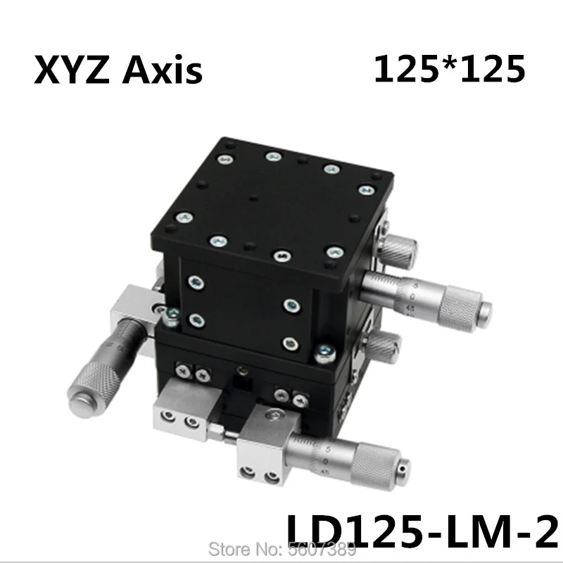 Details about  / XYZR 4-Axis Manual Trimming Platform Linear Stage Sliding Table Aluminium Alloy