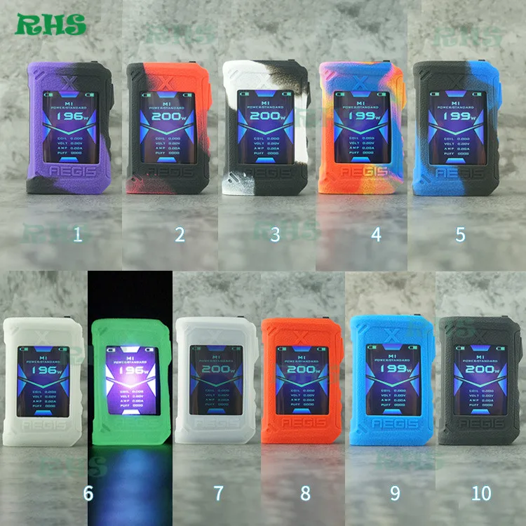 2 шт силиконовый чехол для Geekvape Aegis X pod Mod Vape kit Силиконовая кожа резина от RHS