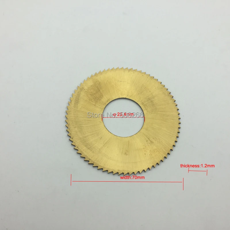 70*25,4*1,2 мм ключ резак для 100-E1 правый ключ колесо машины лезвие резака слесарные инструменты станок для производства ключей