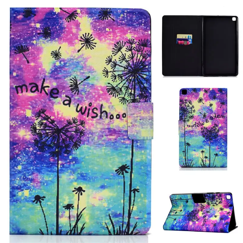 I002 Tower Painted Case For samsung galaxy tab A 8.0 SM-T290 SM-T295 T295 T297 Cover Funda Tablet Flip Stand Shell Coque+Gift - Цвет: I002
