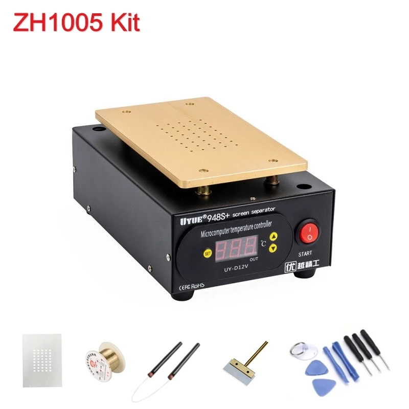 UYUE 948S Встроенный вакуум+ lcd сенсорный экран Сепаратор машина комплект 110 V/220 V